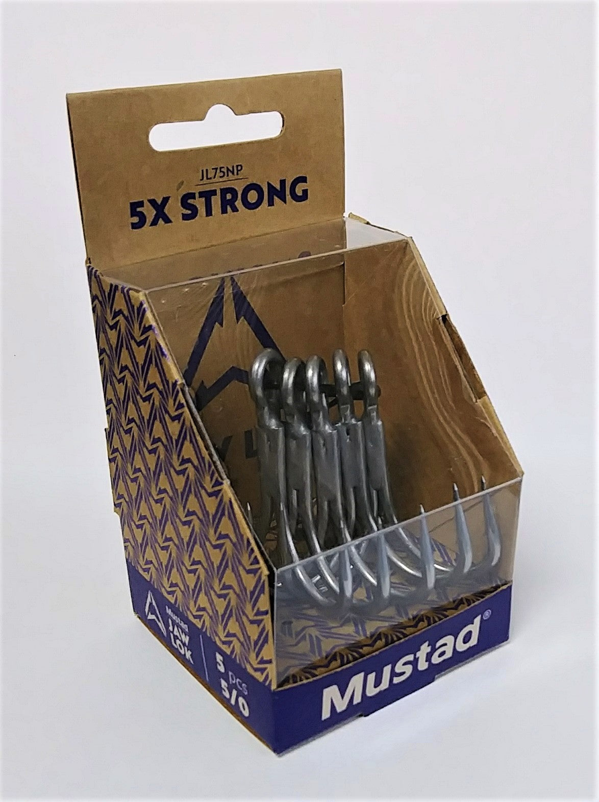 Mustad Jaw Lok Treble Hook 5X