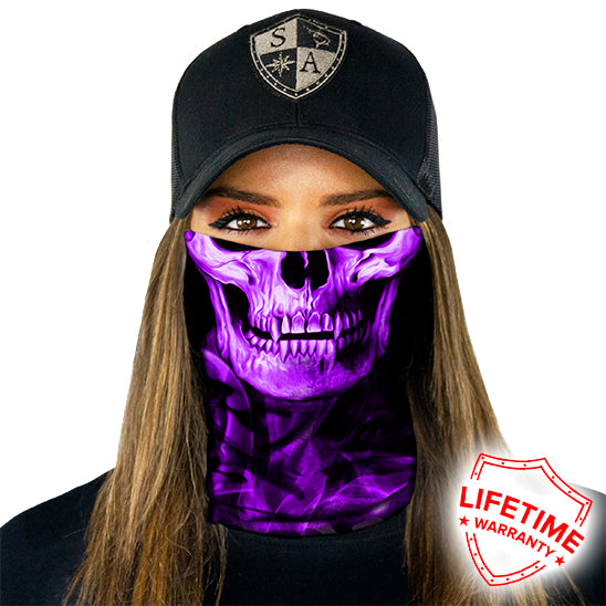 SA Skull/Purple Crow
